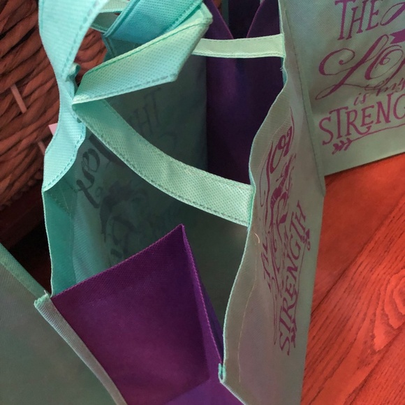 Sale: 5 for $10 - NWT - 3 fabric tote bags - Picture 2 of 5